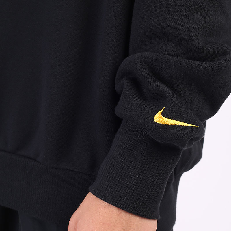 мужская черная толстовка Nike Lakers Crew DJ2801-010 - цена, описание, фото 4